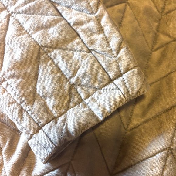 Only gray charcoal chevron pattern denim quilted jacket NWT - Picture 5 of 14